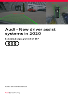 SSP 667 Audi - New driver assist systems 2020 - Self-Study Programme 